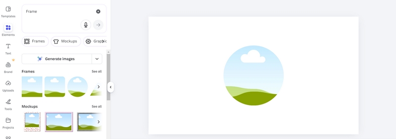 Canva Frame